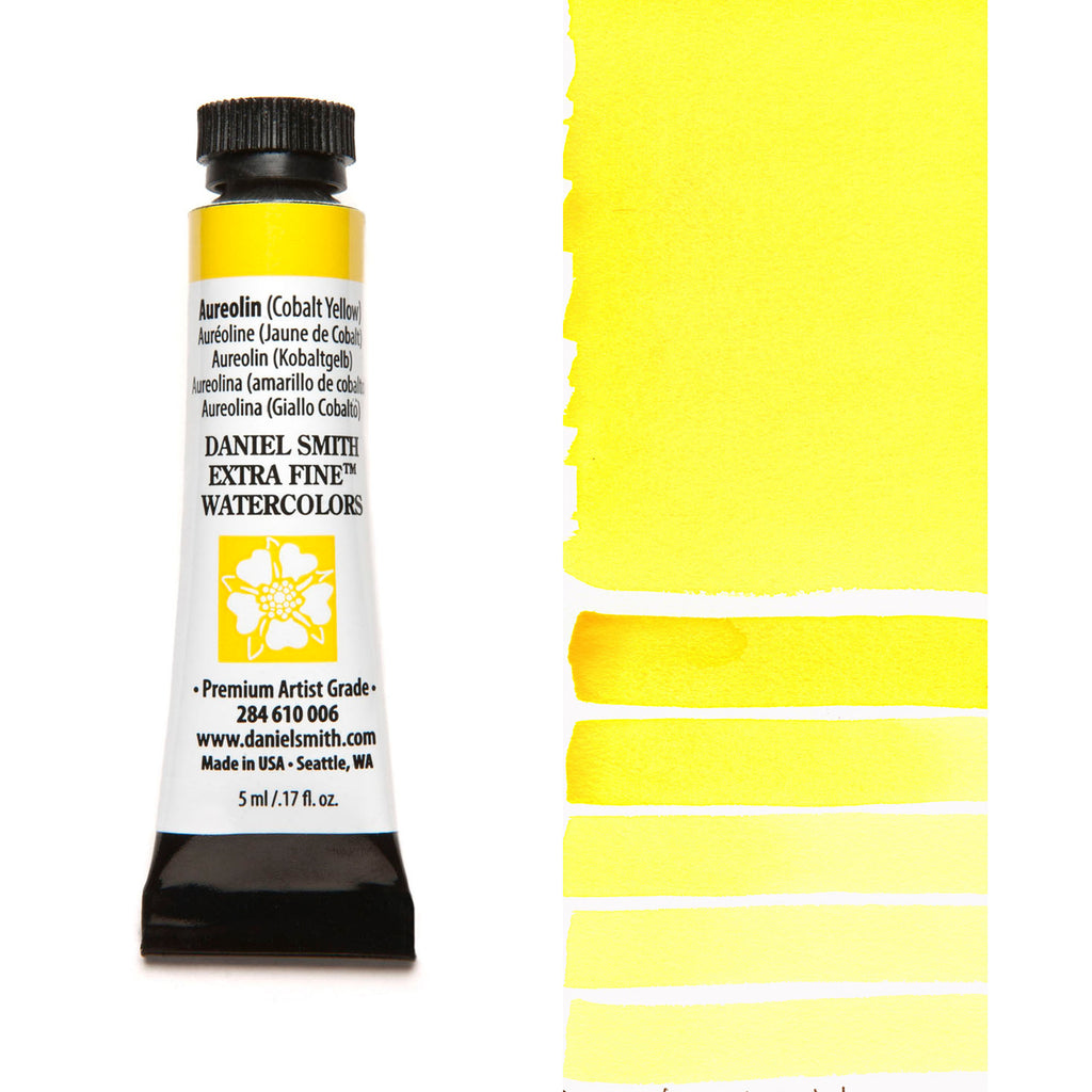 Daniel Smith Extra Fine Watercolours - 5ml - Aureolin Cobalt Yellow