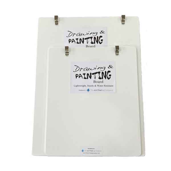 Lightweight and waterproof drawing boards.