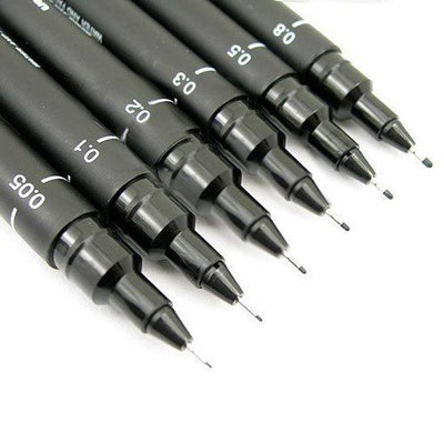 Uni Fineliner pens - Black