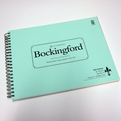 Pad of NOT Bockingford Watercolour paper is mould made, wood free, internally sized, Acid free.