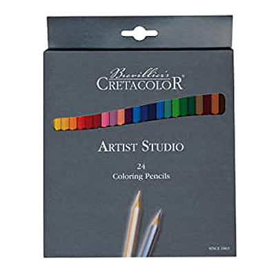 Cretacolour coloured pencils have high pigmentation and are water resistant and non-toxic 