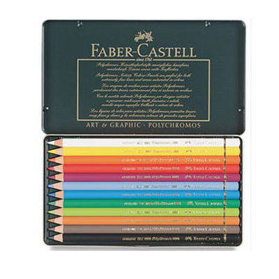 Quality oil-based colour pencils coloured with high-quality artists' pigments suspended in an oil-based binder