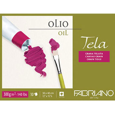 Oil painting paper that has an internal sizing that offers an ideal absorption for oil colours
