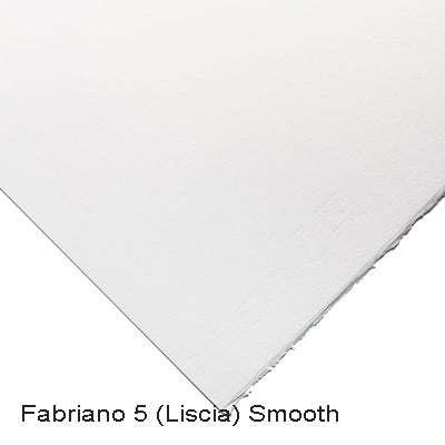 Exceptionally smooth paper, surface sized watercolour paper