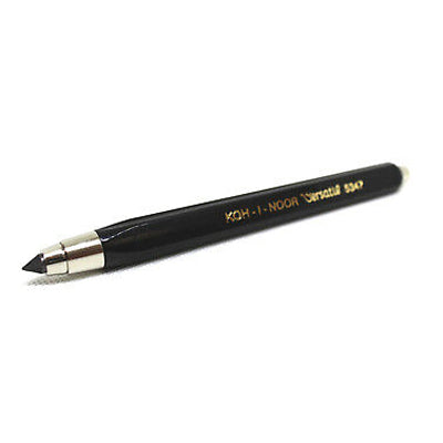 Mechanical Clutch pencil is a plastic clutch pencil with metal jaws Black