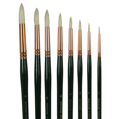 Hog Bristle brushes are made from the finest quality interlocking Chinese white hog hair 