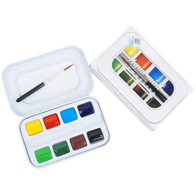 Sennelier Watercolour Mini Set is a great size for painting watercolour on the move. 