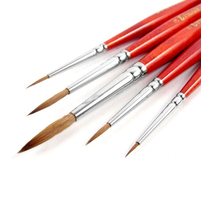 Using quality but affordable sable, these brushes possess flexibility and point quite well.