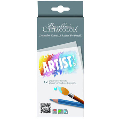 Cretacolour watercolour pencils are rich in pigmentation with vibrant colours to create vivid colour washes.