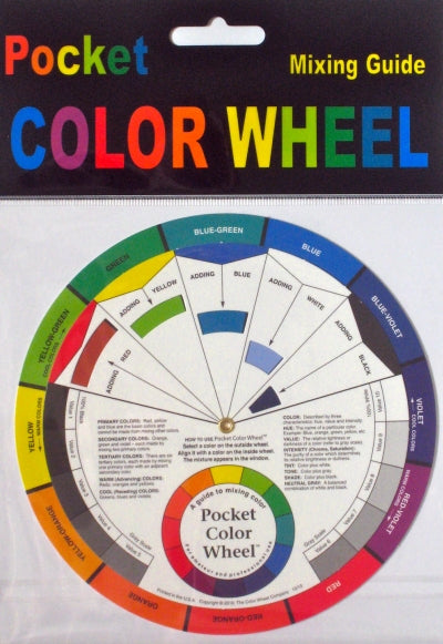 Compact colour wheel will help you master the basics of colour theory