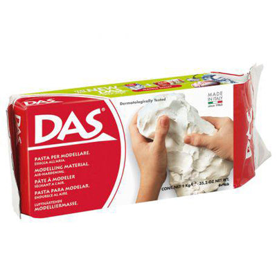 DAS Air Drying Clay is a moist, ready to use, slow-drying, easy workable modelling clay