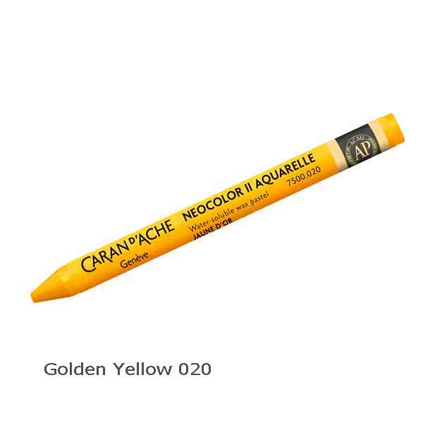 Caran d'Ache Neocolour II Golden Yellow 020