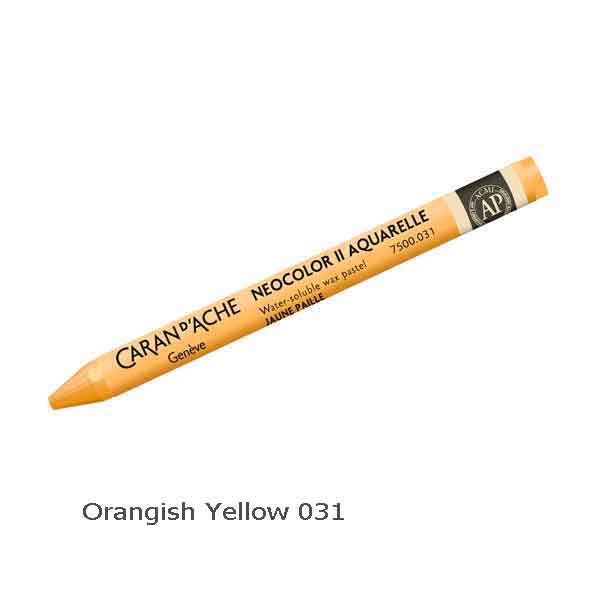 Caran d'Ache Neocolour II Orangish Yellow 031