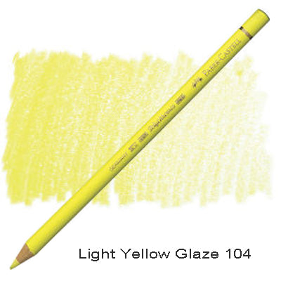 Faber Castell Polychromos Pencil Light Yellow Glaze 104
