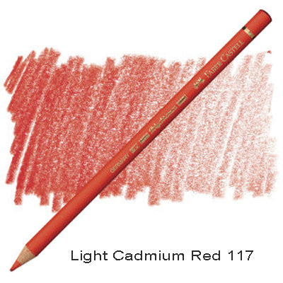 Faber Castell Polychromos Pencil Light Cadmium Red 117