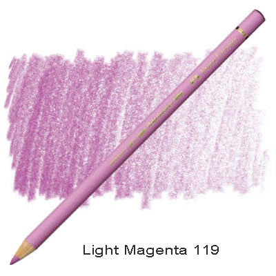 Faber Castell Polychromos Pencil Light Magenta 119