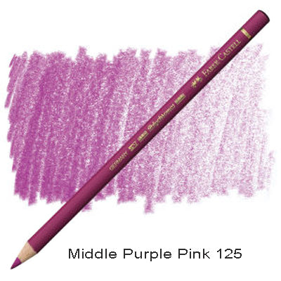 Faber Castell Polychromos Pencil Middle Purple Pink 125