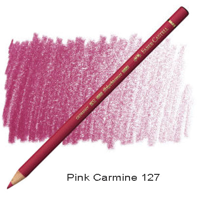 Faber Castell Polychromos Pencil Pink Carmine 127