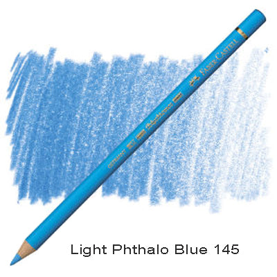 Faber Castell Polychromos Pencil Light Phthalo Blue 145