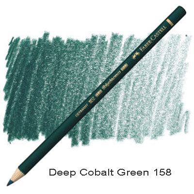 Faber Castell Polychromos Pencil Deep Cobalt Green 158