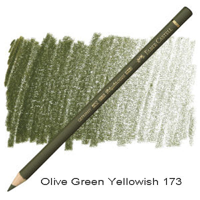 Faber Castell Polychromos Pencil Olive Green Yellowish 173