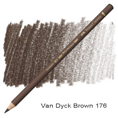 Faber Castell Polychromos Pencil Van Dyck Brown 176