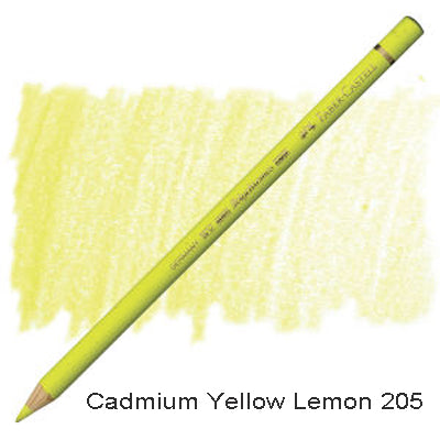 Faber Castell Polychromos Pencil Cadmium Yellow Lemon 205