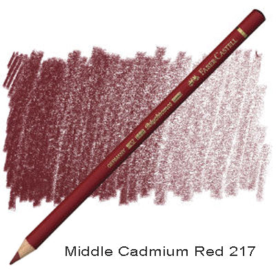 Faber Castell Polychromos Pencil Middle Cadmium Red 217