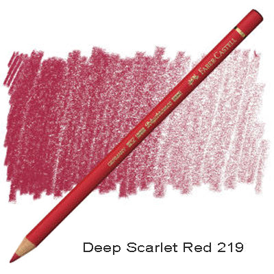Faber Castell Polychromos Pencil Deep Scarlet Red 219