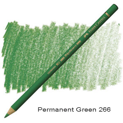 Faber Castell Polychromos Pencil Permanent Green 266