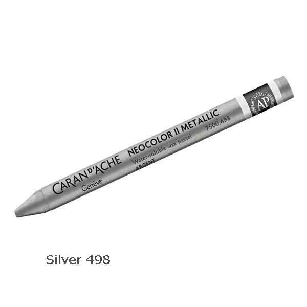 Caran d'Ache Neocolour II Silver 498