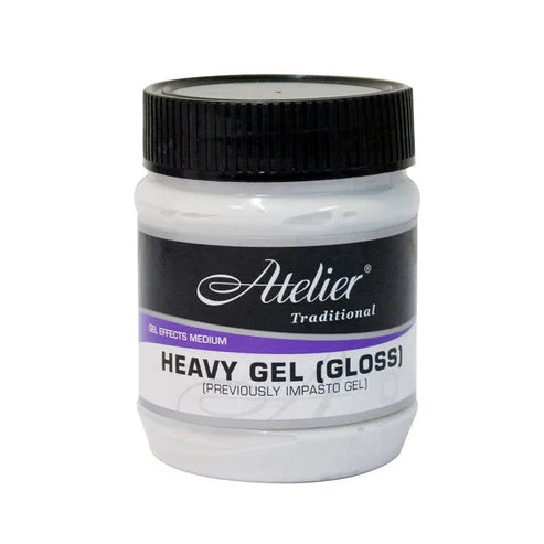 Jar of Atelier Heavy Gel Gloss on a white background