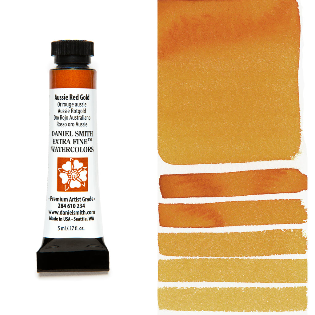 Daniel Smith Extra Fine Watercolours 5ml Aussie Red Gold