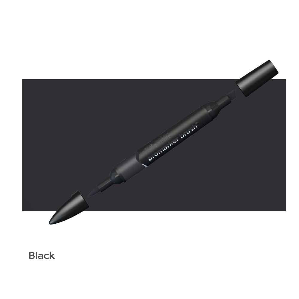 Winsor & Newton Pro Marker Brush Pen Black