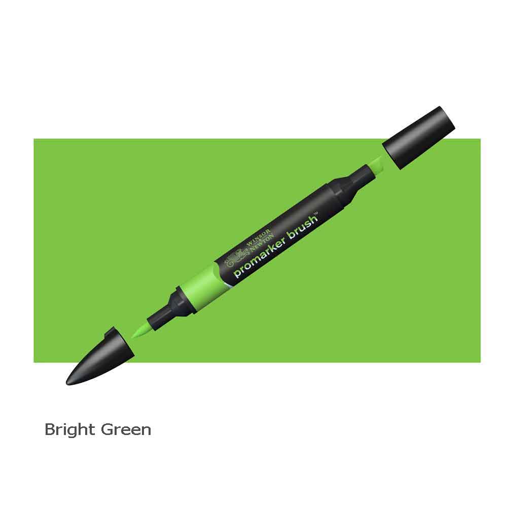 Winsor & Newton Pro Marker Brush Pen Bright Green