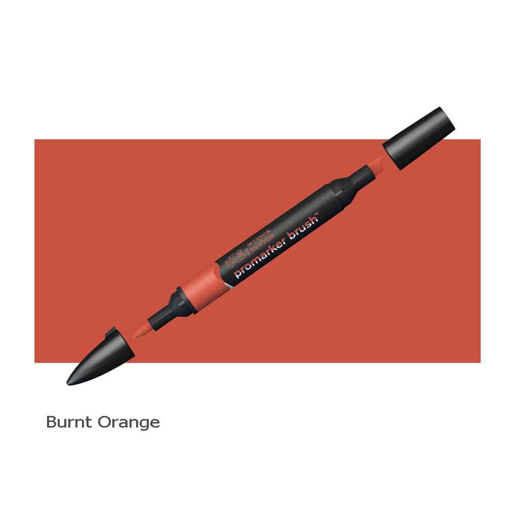 Winsor & Newton Pro Marker Brush Pen Burnt Orange