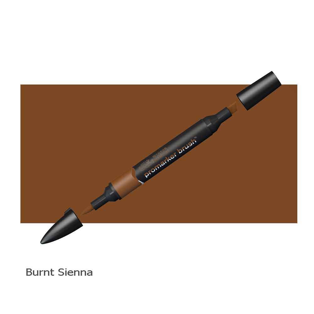 Winsor & Newton Pro Marker Brush Pen Burnt Sienna