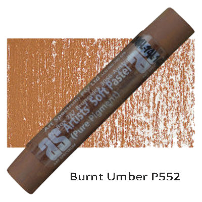 Art Spectrum Artists' Soft Pastels Burnt Umber P552