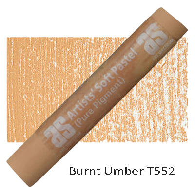 Art Spectrum Artists' Soft Pastels Burnt Umber T552