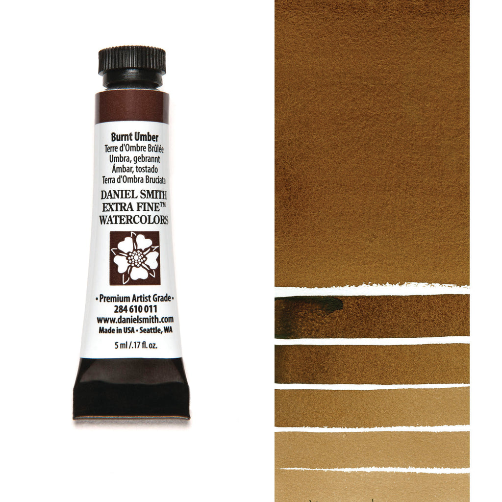 Daniel Smith Extra Fine Watercolours 5ml Burnt Umber