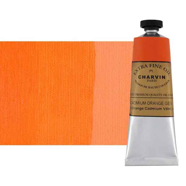 Charvin Extra Fine Artist OIl Paint Cadmium Orange genuine