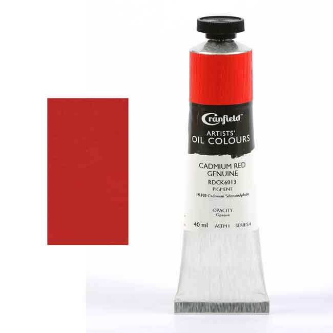 Cranfield Artist Oil Paints Cadmium Red Genuine