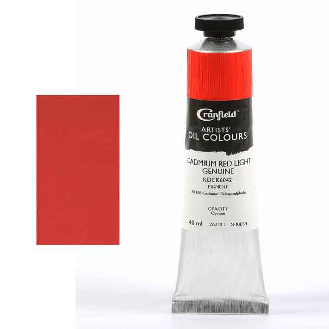 Cranfield Artist Oil Paints Cadmium Red Light Genuine