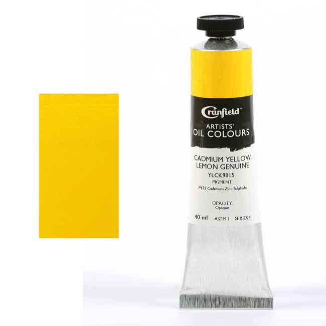 Cranfield Artist Oil Paints Cadmium Yellow Lemon Genuine