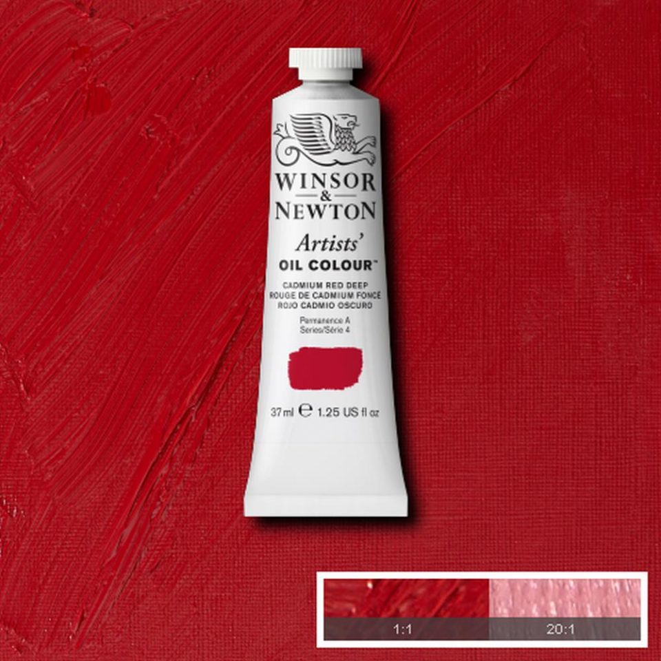 Winsor & Newton Artist Oil Paint Cadmium Red Deep
