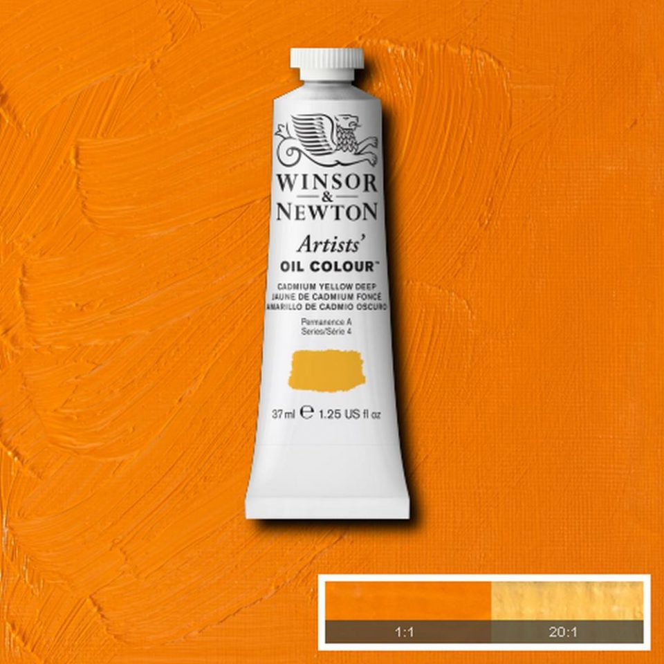 Winsor & Newton Artist Oil Paint Cadmium Yellow Deep