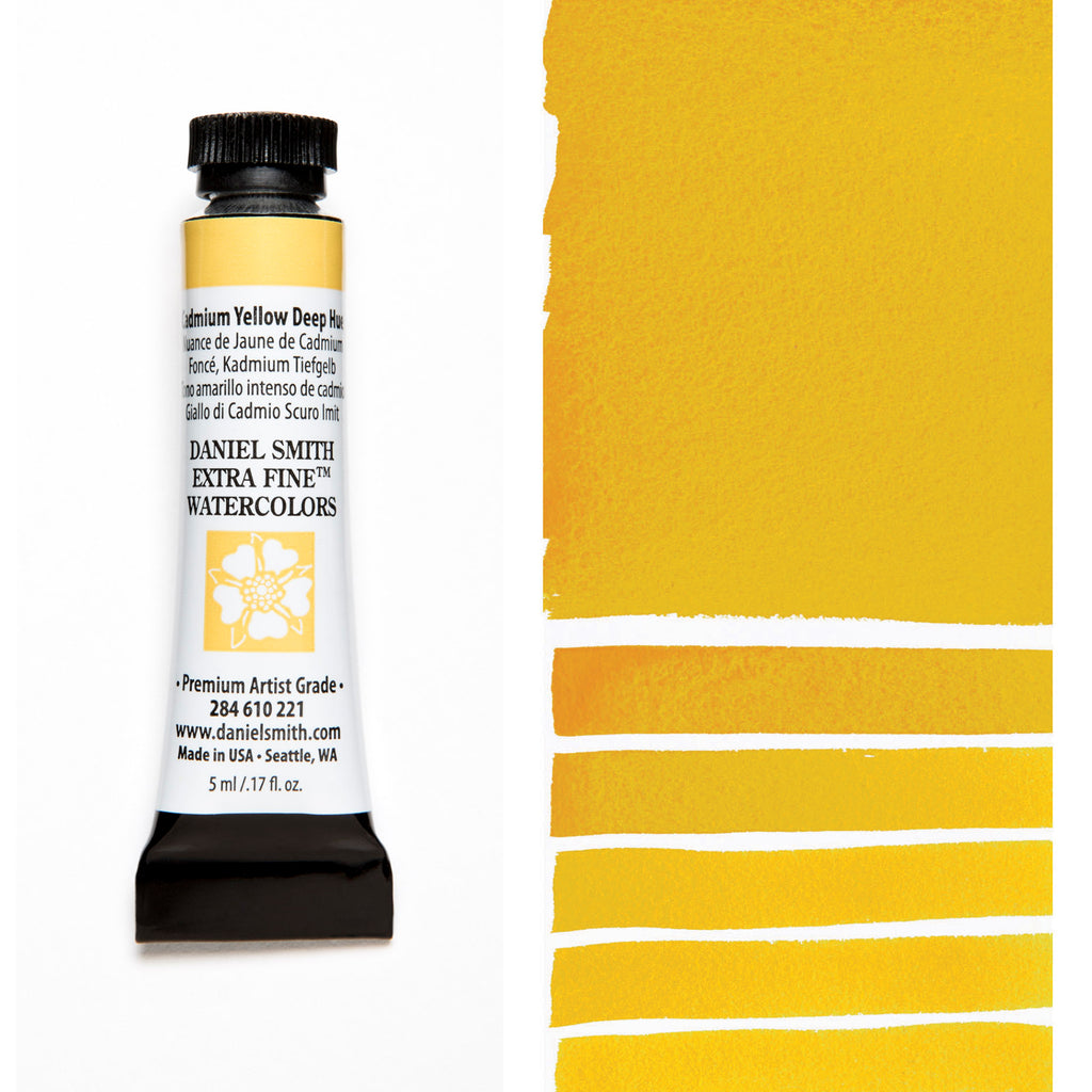 Daniel Smith Extra Fine Watercolours - 5ml - Cadmium Yellow Deep hue