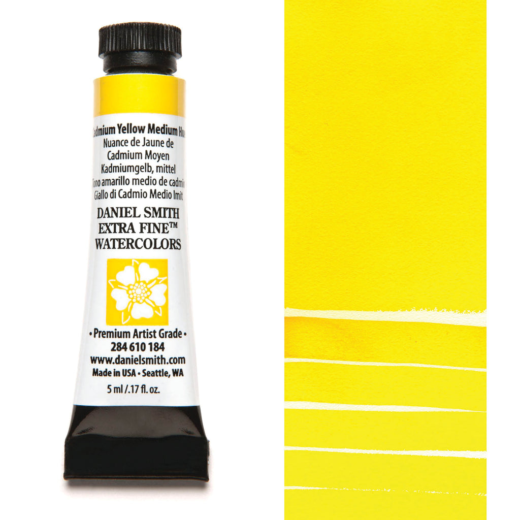 Daniel Smith Extra Fine Watercolours 5ml Cadmium Yellow Medium hue