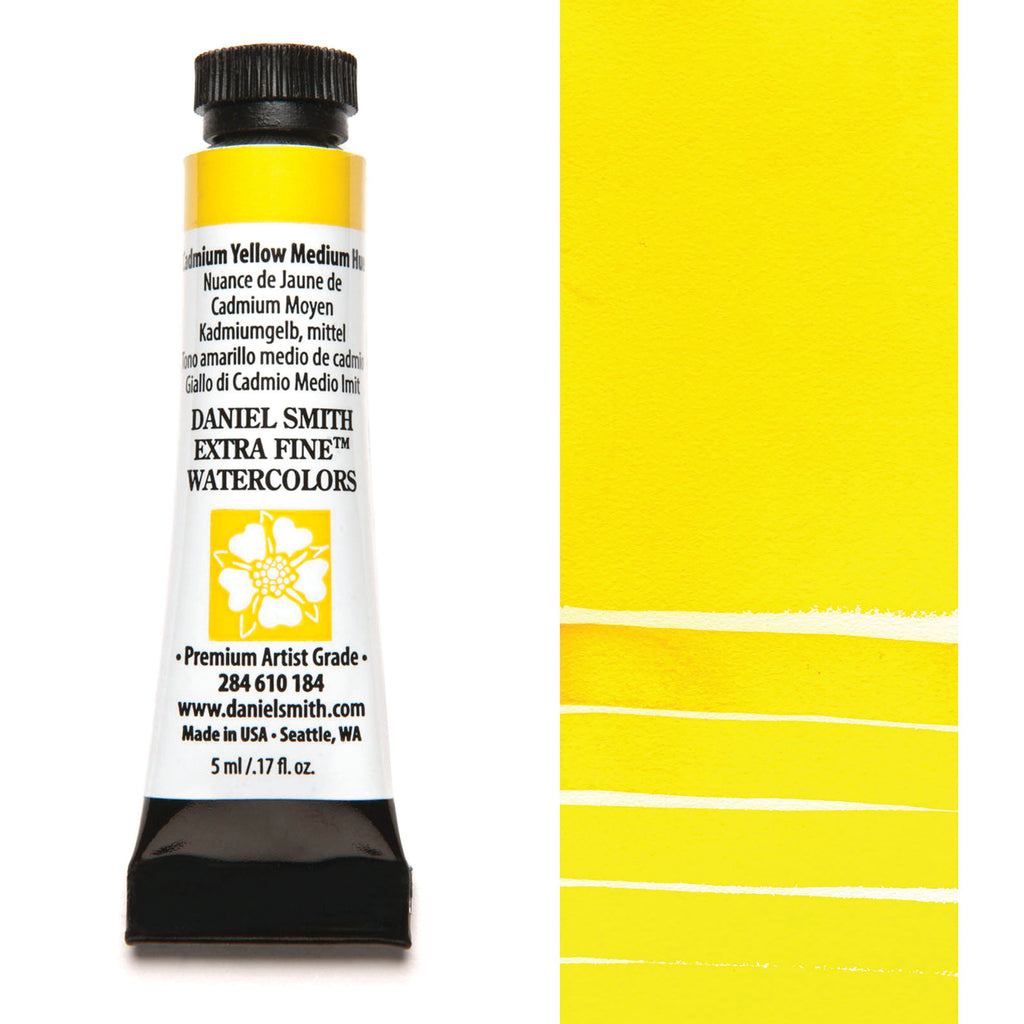 Daniel Smith Extra Fine Watercolours - 5ml - Cadmium Yellow Medium hue