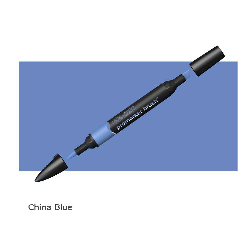 Winsor & Newton Pro Marker Brush Pen China Blue